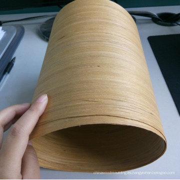 Papel pintado de chapa de madera de teca recuperada / chapas de madera precios bajos